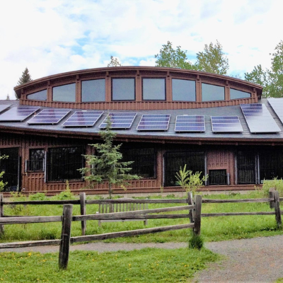 hartley nature center building outside