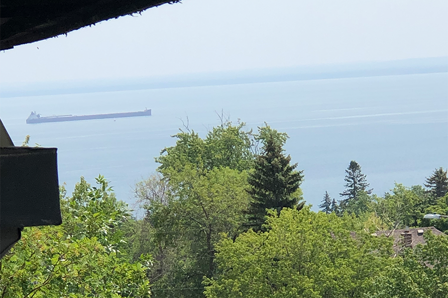 view from Duluth East End home