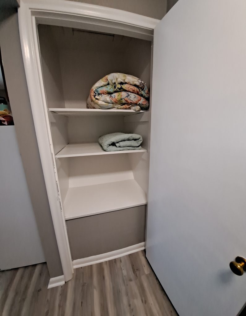 Main Floor Closet Storage